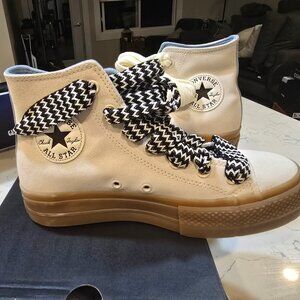 Women's Chuck Taylor All Star Lift High Top Shoes (A10414C) Converse Size 7.5